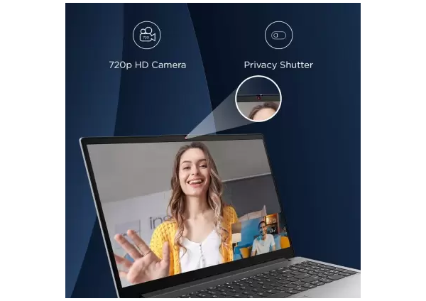 Lenovo IdeaPad 1 AMD Athlon Dual Core 7120U - (8 GB/512 GB SSD/Windows 11 Home) 15AMN7 Thin and Light Laptop  (15.6 inch, Cloud Grey, 1.58 Kg, With MS Office)